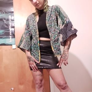 World Market Patchwork Patterned Boho Jacket **S/M